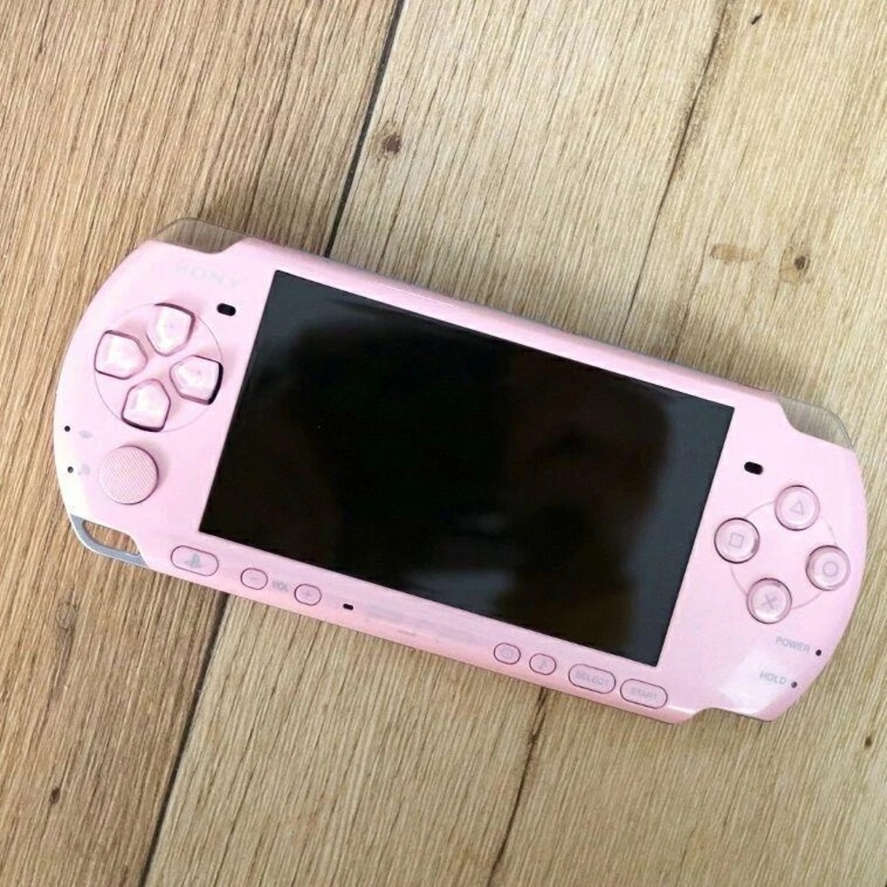 Sony Handheld Console in Soft Pink